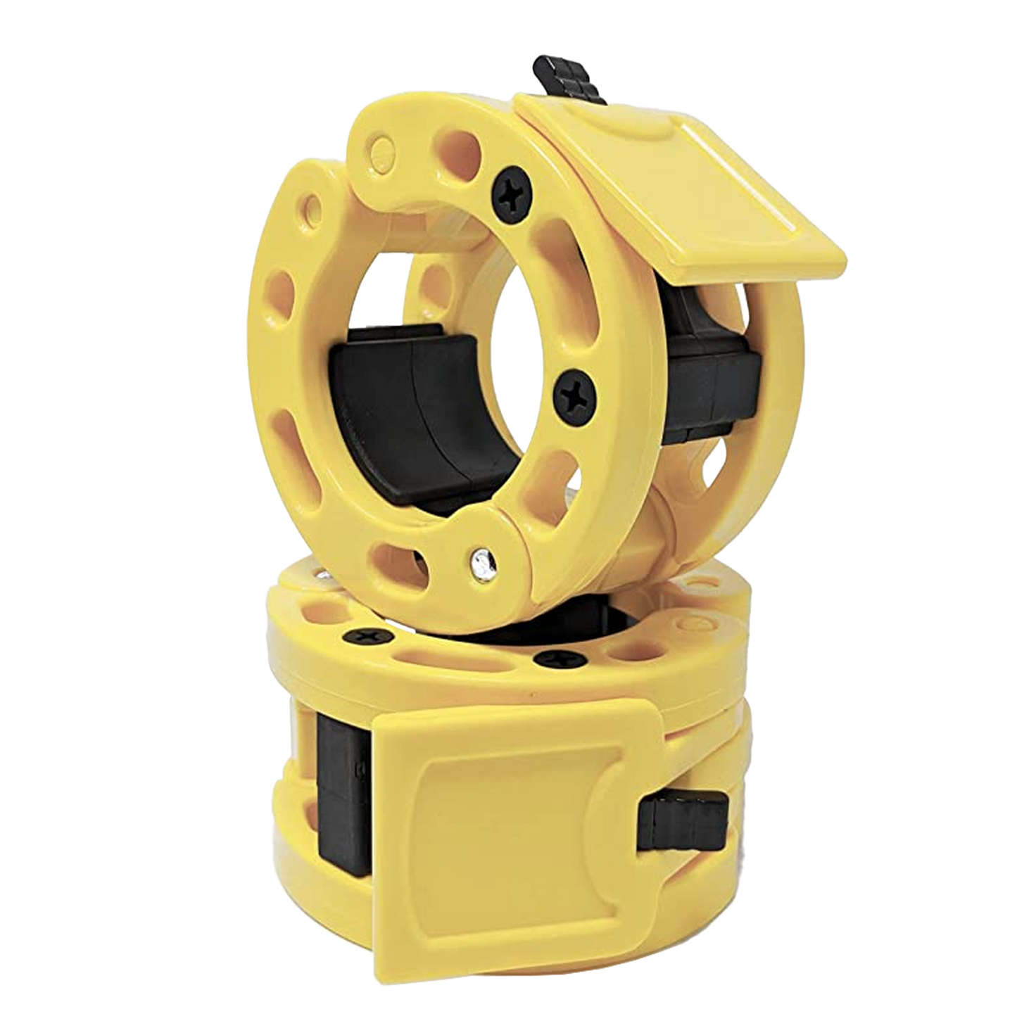 Clout Fitness Pro Barbell Clamps - Yellow