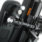 Close-up of bench adjustment mechanism