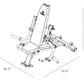 Bench and bicep attachment setup dimensions