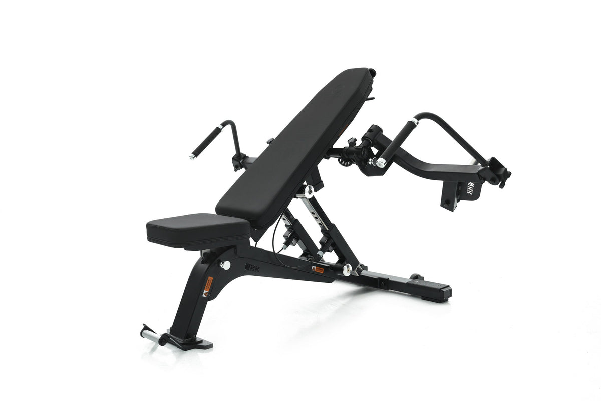 Chest fly mounted on bench; bench sold separately