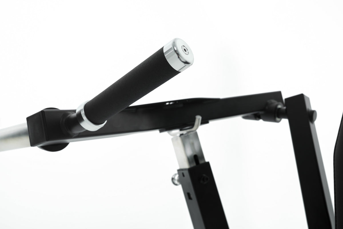 Chest press rubber handle detail