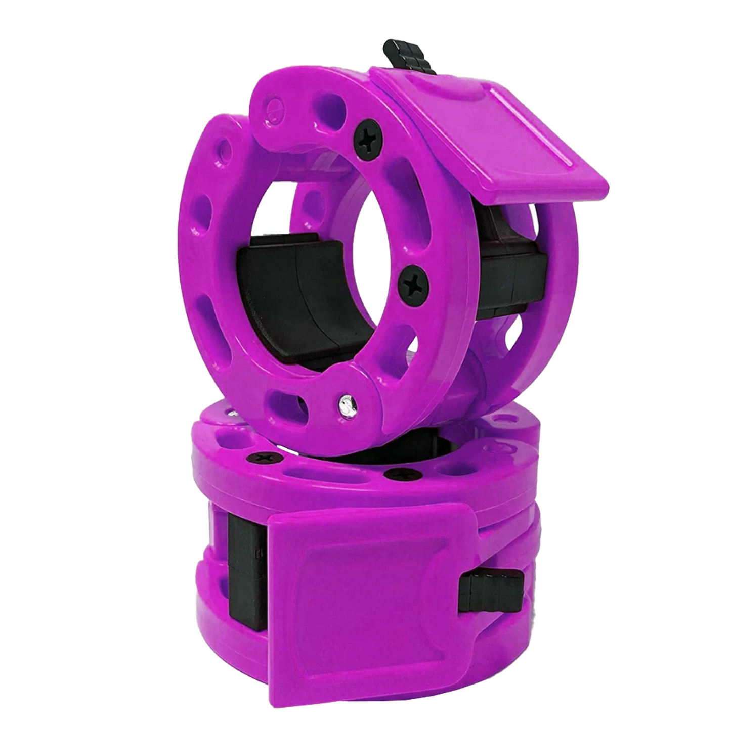Clout Fitness Pro Barbell Clamps - Purple